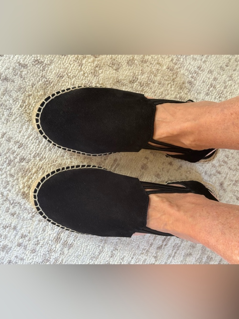 Picon Black Espadrille Slip-Ons Made in Spain.